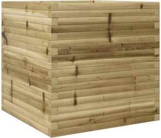 vidaXL Garden Planter 70x70x68.5 cm Impregnated Wood Pine Vidaxl