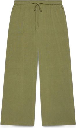 Fiorella Rubino Straight Broeken - Dames - Wijde Broeken - Groen - S - Broeken