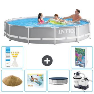 Intex Piscina Prism Frame Redonda - 366x76 Cm - 7-piezas S23