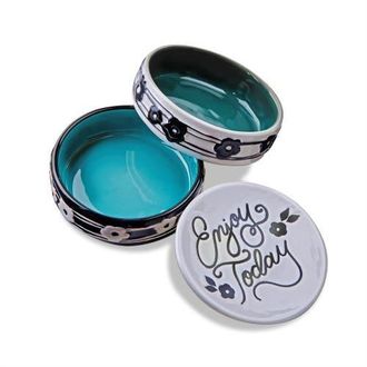 Tag Stacking Trinket Dish S/3 Multi Earthenware Everyday in Blue at Nordstrom