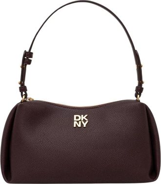 DKNY Bolso de Hombro Remy con Cremallera Superior - Bags - Mujer - Marr&oacute;n - ONE SIZE