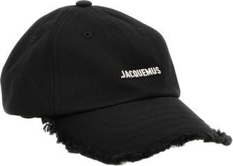 Jacquemus Unisex Black Cotton Cap (baseball Hat)