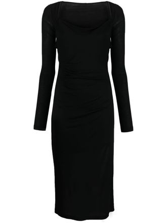 Helmut Lang Abito Blake midi - Nero