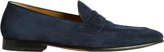 Kiton Suede Loafers - Heren - Loafers - Blauw - 41 EU - Leer - Schoenen