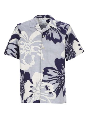 Paul Smith Multicolor Floral Print Cotton Shirt