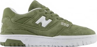 New Balance Mens 550 Sneakers In Green/white