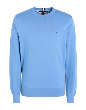 Light blue tommy hilfiger sweater on sale