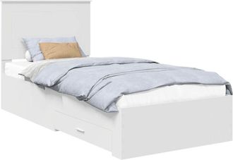 vidaXL Estructura De Cama Con Caj&oacute;n 90 X 190 Cm Madera De Ingenier&iacute;a Vidaxl