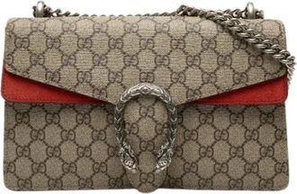 Gucci Pre-owned Dionysus Schoudertas - Dames - Vintage Schoudertas - Beige - ONE Size - Leer - Vintage