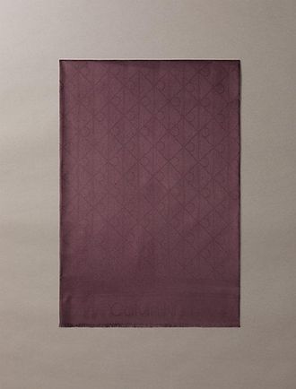 Calvin Klein Soft Tonal Logo Scarf