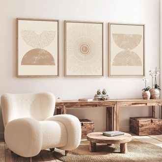 Dmora Cuadro Melonato, Estructura De Madera Nobilitada, 50x70h Cm Multicolor