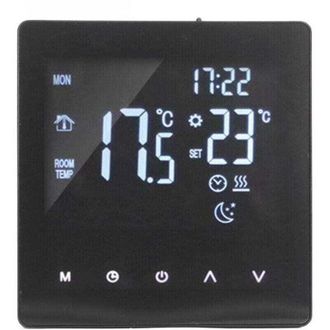 OEM Termostato Digital Con Pantalla Lcd, Xu, Programable, Inteligente, T&aacute;ctil, Controlador De Caldera De Agua Caliente De Pie, Negro, Ac90-240v, K2mrh3a -