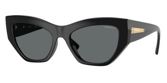 Vogue Eyewear VO5607S Polarized W44/81 Womens Sunglasses Black Size 53