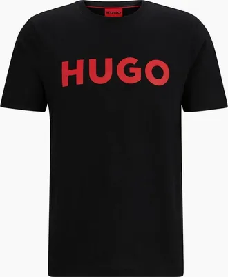HUGO BOSS Mens Dulivio Regular Fit T-Shirt - Black - Size: 36