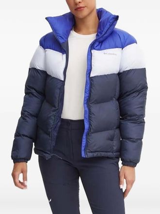 Columbia Puffect II Colourblock donsjack - Blauw