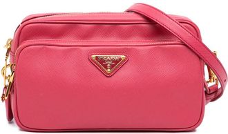 Prada Pre-owned Prada Saffiano Double Zip Camera Bag Ladies 614SUIPX7U04E6HZ