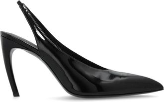 The Attico Hakken Viper - Dames - Pumps - Zwart - 38 EU - Leer - Schoenen