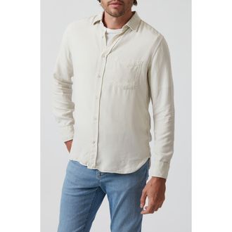 34 Heritage Tencel Lyocell Button-Up Shirt in Ivory at Nordstrom, Size Xx-Large