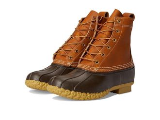 L.L.Bean Bean Boot 8 Womens Snow Shoes Tan/Bean Boot Brown/Gum : 10 B - Medium, Leather