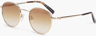 Tommy Hilfiger Mens Pantos Frame Metal Sunglasses - Yellow