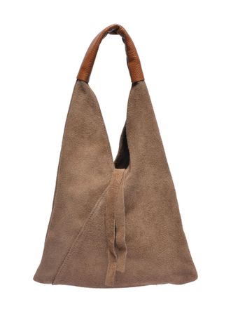 Anna Luchini Beige Rundleer Tas