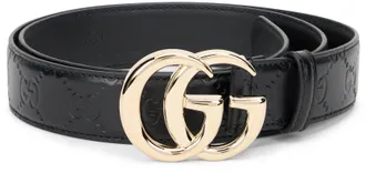 Gucci Logo Buckle Belt - Black