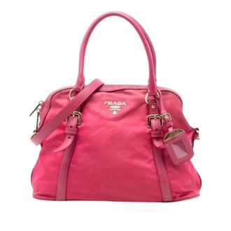 Prada Pre-owned Nylon Satchel - Dames - Vintage Handtas - Roze - ONE Size - Nylon - Vintage