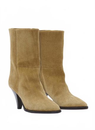 Isabel Marant Womens Rouxa Suede Boots In Taupe