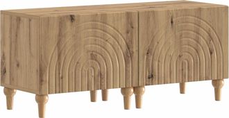 vidaXL Mueble De Tv Roble Artisan Madera De Ingenier&iacute;a Vidaxl