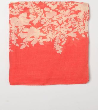 Agnona Sciarpa Agnona in misto lana e seta con stampa floreale