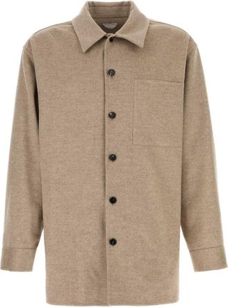 Bottega Veneta Beige Textured Shirt