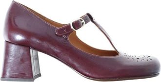 Chie Mihara Mokasi Grape - Dames - Schoenen - Rood - Maat: 41 EU Leer