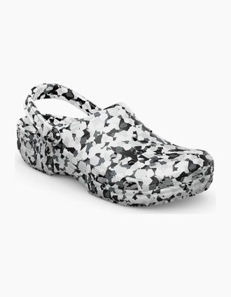Crocs Mens Classic Confetti Mens Clogs - Black White Co Synth - Size: 11