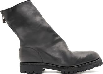 Guidi zip biker boots - Black