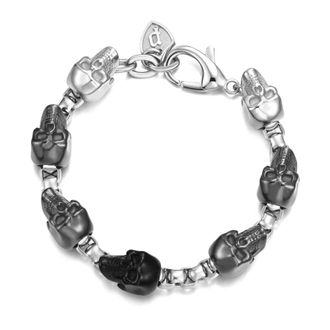 Police Herenarmband Vertex Peagb 0000902 - Heren - Armbanden - Grijs - ONE Size - Accessoires