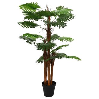 vidaXL &Aacute;rbol De Palma Artificial Con Hojas Verde 60 X 25 X 170 Cm Vidaxl