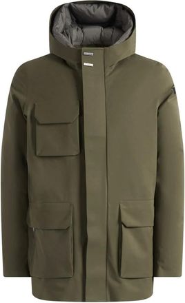 Roberto Ricci Design Hut Floating Field Hood Jkt - Heren - Jassen - Groen - Maat: S Zijde
