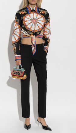 Dolce & Gabbana Shirt With Carretto Print, Womens, Multicolour
