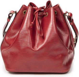 Louis Vuitton Pre-owned Womens Noe PM Shoulder Bag - Red - One Size