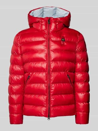 Blauer Regular Fit Steppjacke mit Kapuze Modell ADAMS in Rot, Größe XL