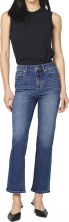 Dear John Denim Anika Crop Straight Leg Jeans In Midtown