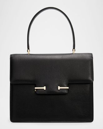 Tom Ford Aube Small Leather Top-Handle Bag