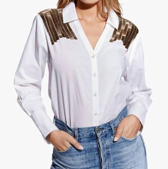 AS by DF Portofino Bluse In White