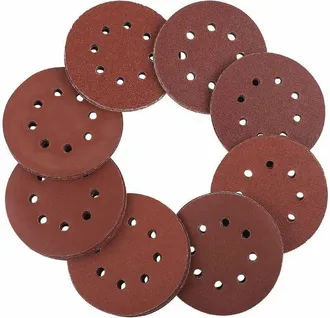 OEM Discos De Lijado De 125 Mm - 100 Piezas De Papel De Lija, Papel De Lija Para Lijadora Orbital Aleatoria De 8 Agujeros, Grano 20 X 60/80/100/120/240
