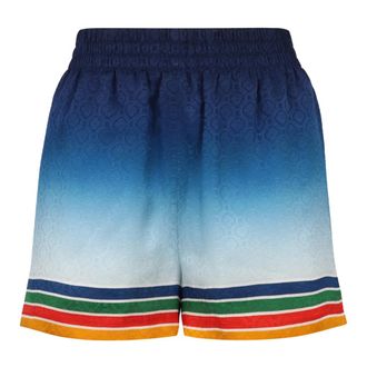 Casablanca Short Shorts, female, Blue, Size: XS Silk Shorts