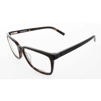 Karl Lagerfeld Unisex Tortoise Round Eyeglass Frames Kl924