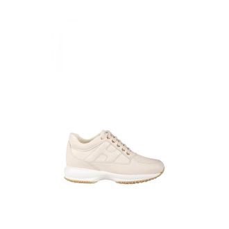 Hogan Stijlvolle Sneakers - Dames - Sneakers - Beige - 39 EU - Leer - Schoenen