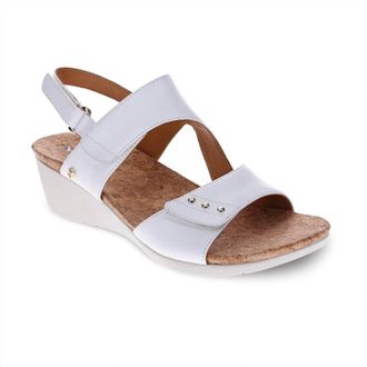Revere Comfort Shoes Grenada Sandal - Medium Width In Coconut