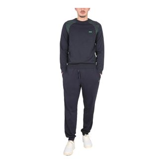 HUGO BOSS Felpa e Jogger Casual - - Sport - Uomo - Blu - S