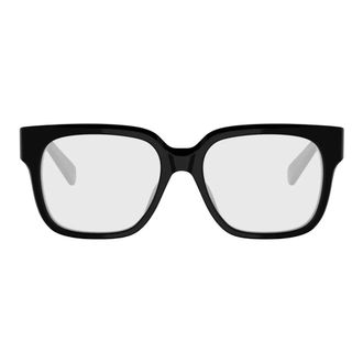 Celine Celine, Accessoires, Dames, Zwart, ONE Size, Triomphe Vierkante Optische Montuur